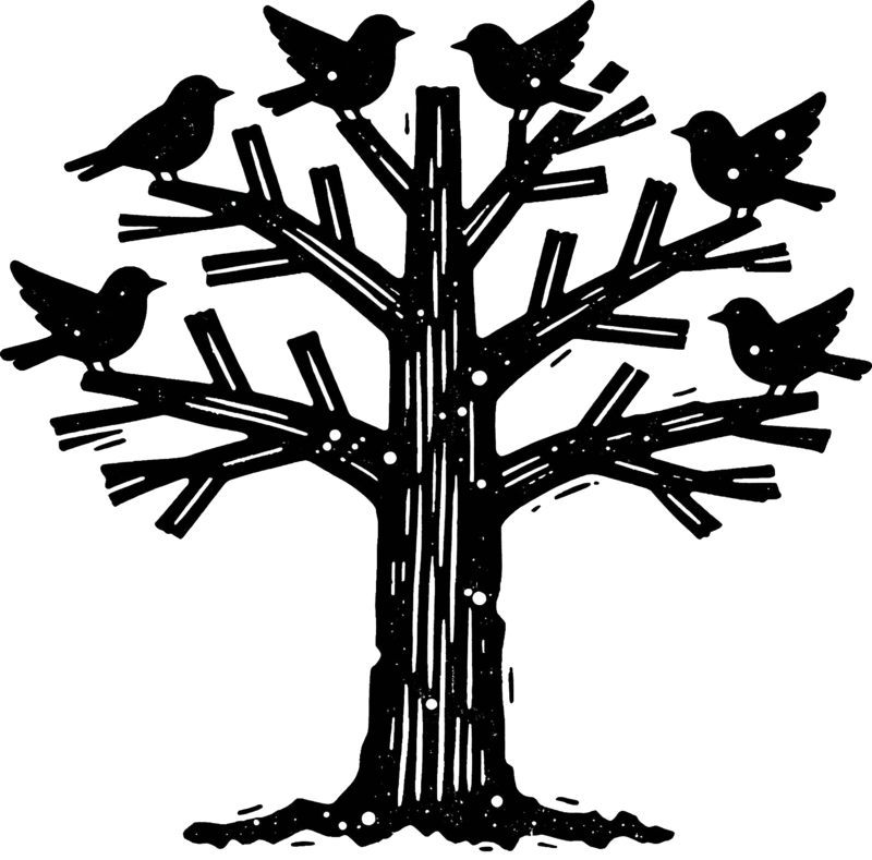 Tree with Birds